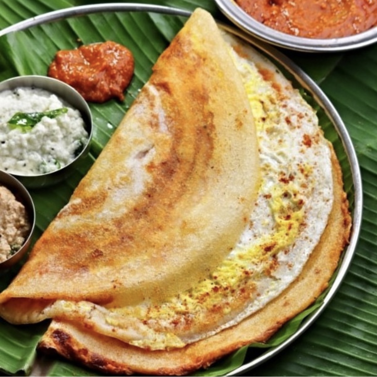 Dosa with Chutney